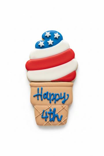 4th of July Decorated Cookies - 2 piece set