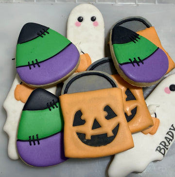 Halloween Decorated Sugar Cookies