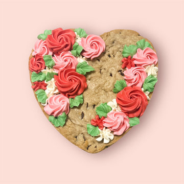 Heart Decorated Cookie Cake